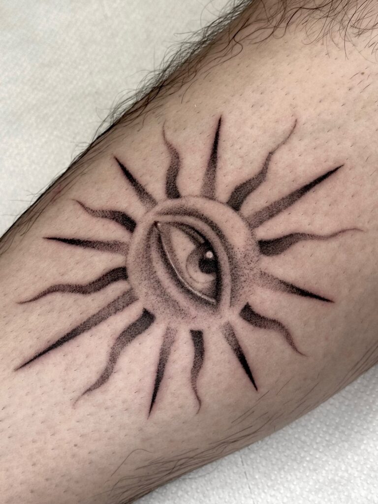 sole con occhio, occhio con sole -greta